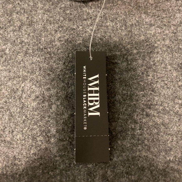 New White House Black Market Grey Acrylic Polyester Sleeveless Sweater size L - Picture 12 of 14